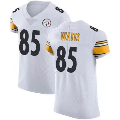 Men's Elite Duece Watts Pittsburgh Steelers White Vapor Untouchable Jersey