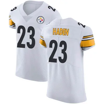 Men's Elite Joe Haden Pittsburgh Steelers White Vapor Untouchable Jersey