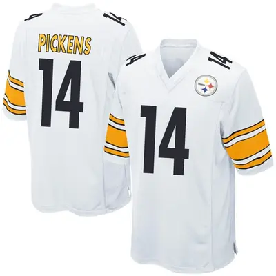 Men's Game George Pickens Pittsburgh Steelers White Jersey
