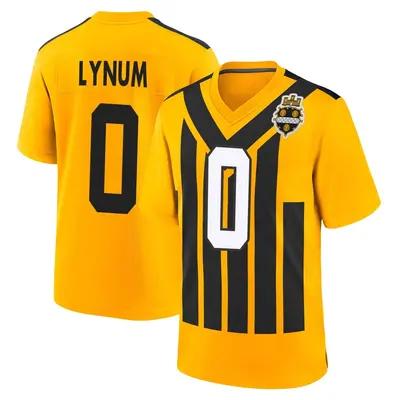 Men's Game Tamon Lynum Pittsburgh Steelers Gold Alternate 1933 Throwback Jersey