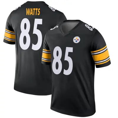 Men's Legend Duece Watts Pittsburgh Steelers Black Jersey