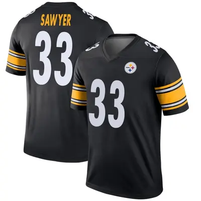 Men's Legend Jack Sawyer Pittsburgh Steelers Black Jersey