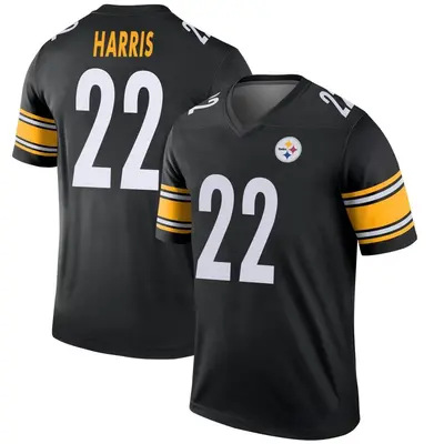 Men's Legend Najee Harris Pittsburgh Steelers Black Jersey