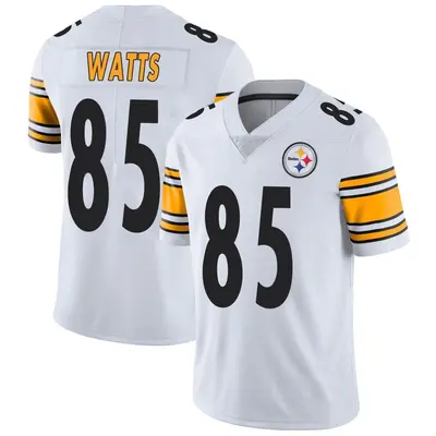 Men's Limited Duece Watts Pittsburgh Steelers White Vapor Untouchable Jersey