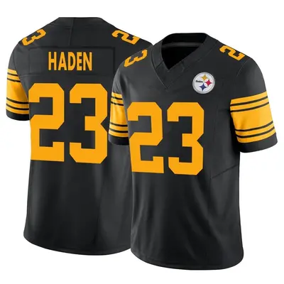 Men's Limited Joe Haden Pittsburgh Steelers Black 2nd Alternate Vapor F.U.S.E. Jersey