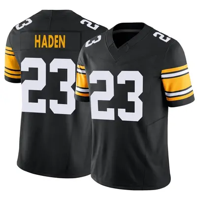 Men's Limited Joe Haden Pittsburgh Steelers Black Alternate Vapor F.U.S.E. Jersey