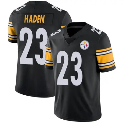 Men's Limited Joe Haden Pittsburgh Steelers Black Team Color Vapor Untouchable Jersey