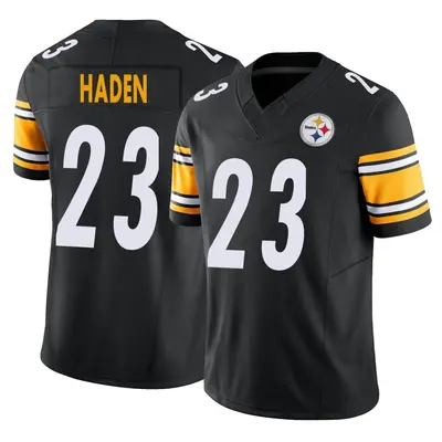 Men's Limited Joe Haden Pittsburgh Steelers Black Vapor F.U.S.E. Jersey