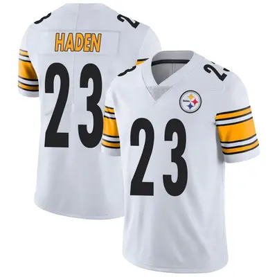 Men's Limited Joe Haden Pittsburgh Steelers White Vapor Untouchable Jersey