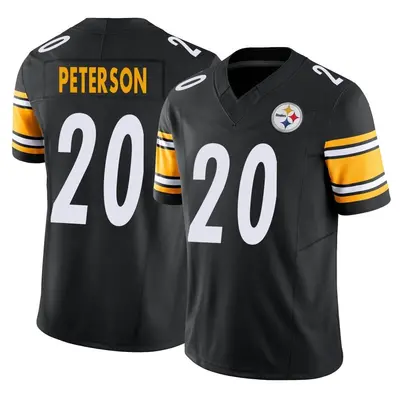 Men's Limited Patrick Peterson Pittsburgh Steelers Black Vapor F.U.S.E. Jersey