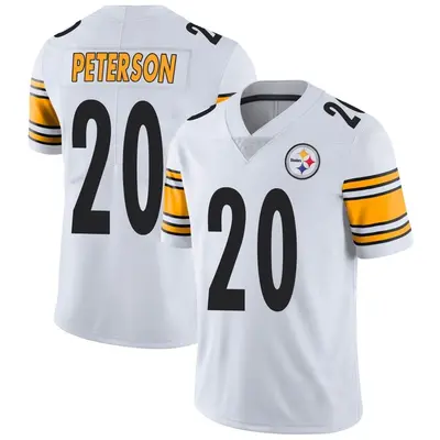 Men's Limited Patrick Peterson Pittsburgh Steelers White Vapor Untouchable Jersey