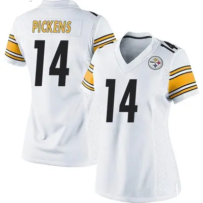 Women's Game George Pickens Pittsburgh Steelers White Jersey