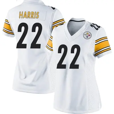 Women's Game Najee Harris Pittsburgh Steelers White Jersey