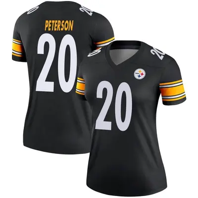 Women's Legend Patrick Peterson Pittsburgh Steelers Black Jersey