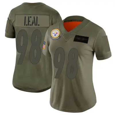Women's Limited DeMarvin Leal Pittsburgh Steelers Camo 2019 Salute to Service Jersey