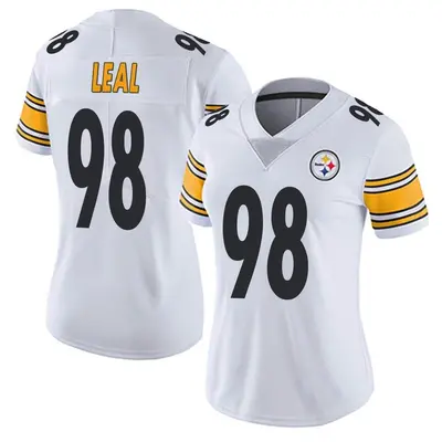 Women's Limited DeMarvin Leal Pittsburgh Steelers White Vapor Untouchable Jersey