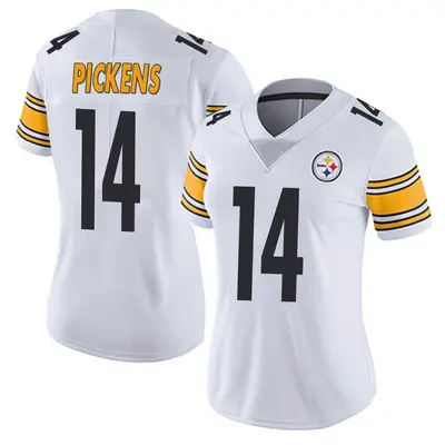 Women's Limited George Pickens Pittsburgh Steelers White Vapor Untouchable Jersey