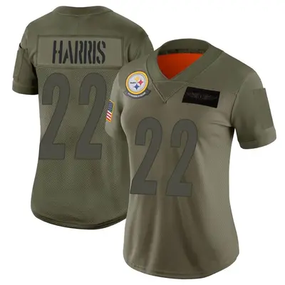 Women's Limited Najee Harris Pittsburgh Steelers Camo 2019 Salute to Service Jersey