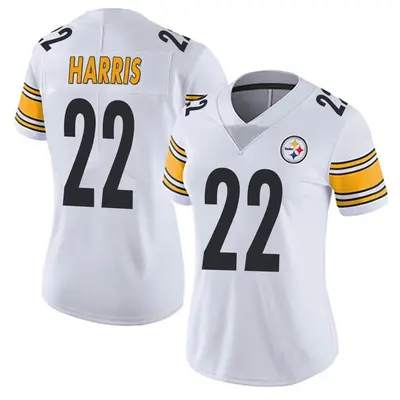 Women's Limited Najee Harris Pittsburgh Steelers White Vapor Untouchable Jersey