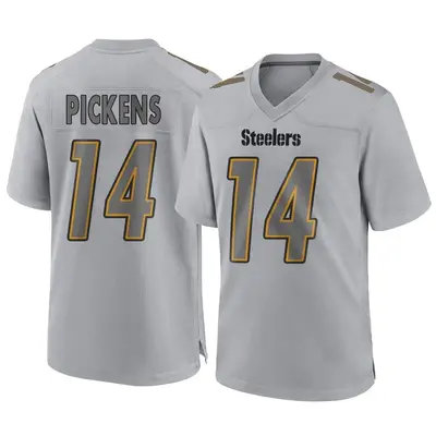 Youth Game George Pickens Pittsburgh Steelers Gray Atmosphere Fashion Jersey