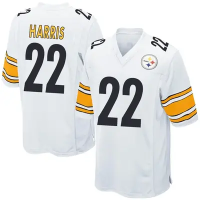 Youth Game Najee Harris Pittsburgh Steelers White Jersey