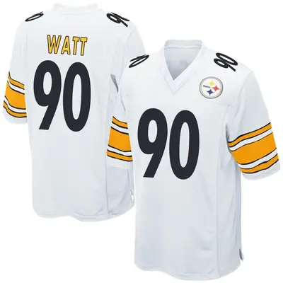 Youth Game T.J. Watt Pittsburgh Steelers White Jersey