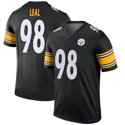 Youth Legend DeMarvin Leal Pittsburgh Steelers Black Jersey