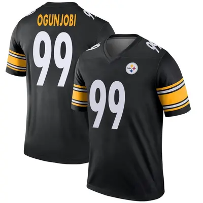 Youth Legend Larry Ogunjobi Pittsburgh Steelers Black Jersey
