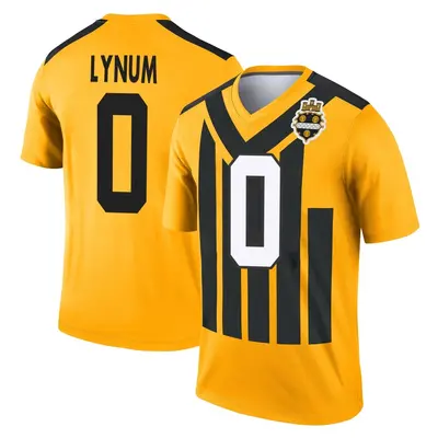 Youth Legend Tamon Lynum Pittsburgh Steelers Gold Alternate 1933 Throwback Performance Jersey