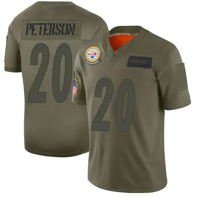 Youth Limited Patrick Peterson Pittsburgh Steelers Camo 2019 Salute to Service Jersey